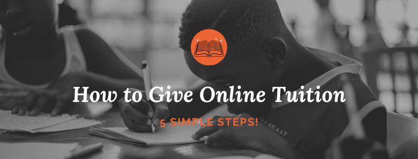 How to give online tuition