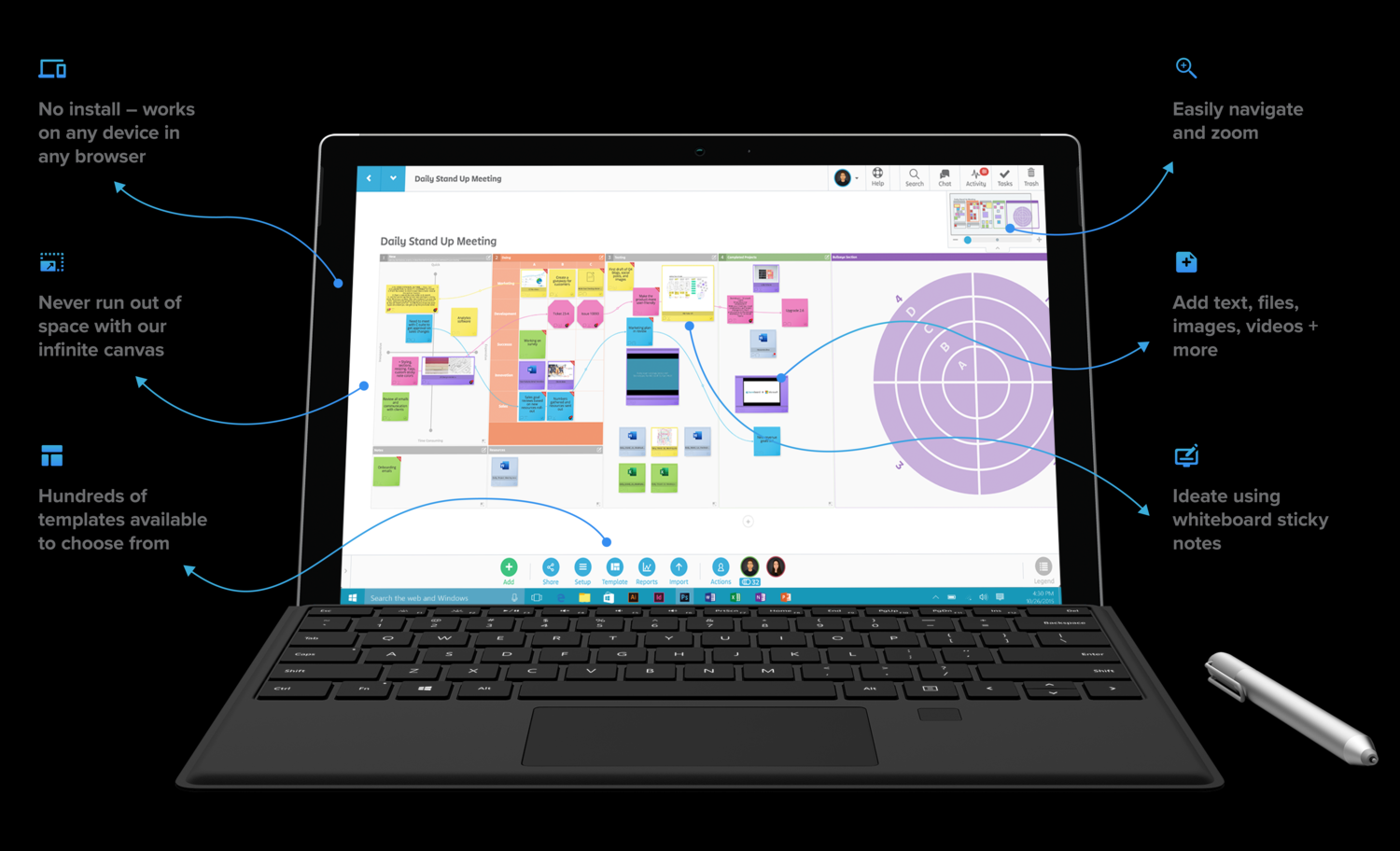 Stormboard Alternative Interactive Whiteboard for Teaching HeyHi
