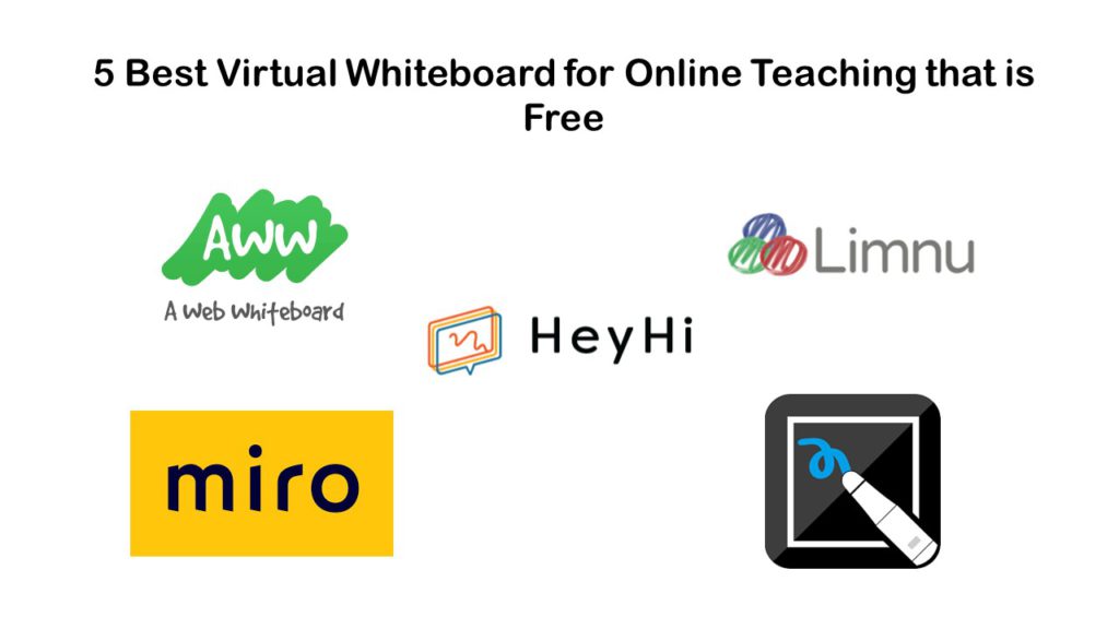 5 Best Virtual Whiteboard for Online Teaching that is Free